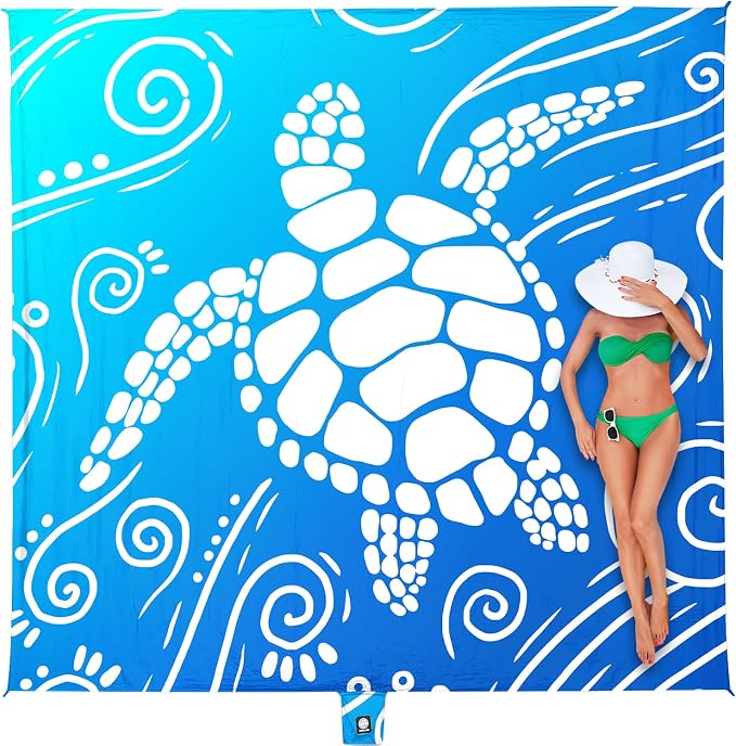 Gradient Blue Sea Turtle