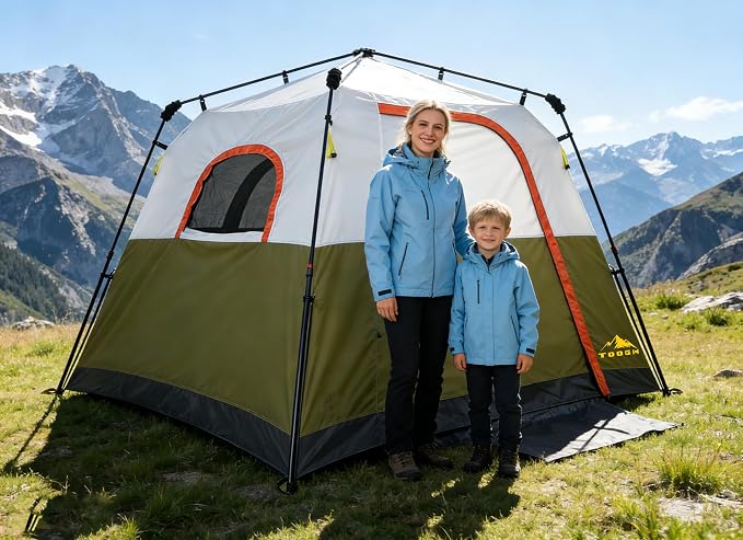 4 Person Army Green/2-Layer