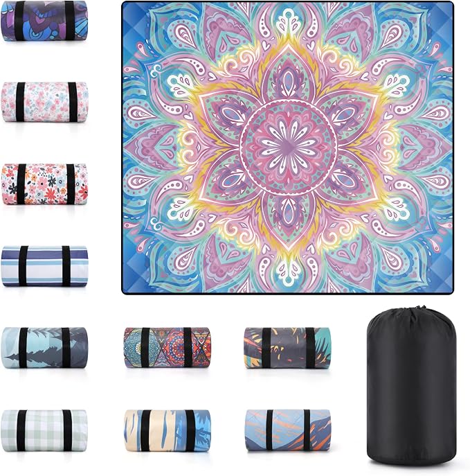 Blue and Pink Mandala