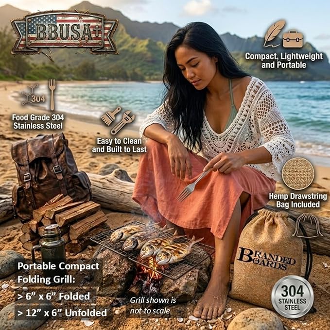 Folding Grill & Bag