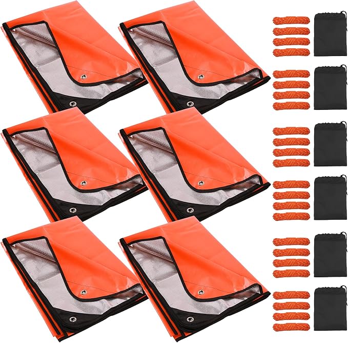 Orange 83''x59'',6 Packs