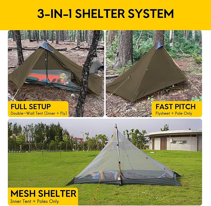 1-person, khaki