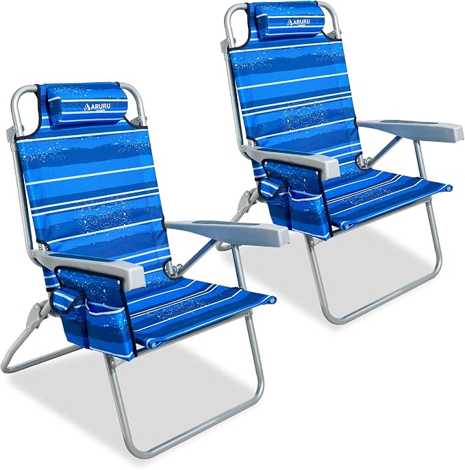 Dark Blue Striped-2set