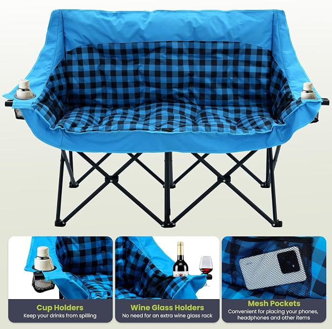 XL Blue Plaid