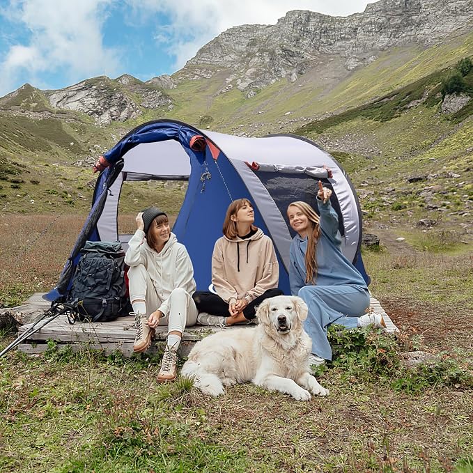 3 Person Blue with Vestibule