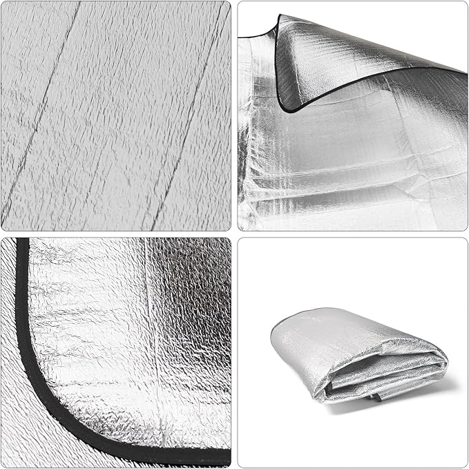 Blue Tent | Aluminum foil mat