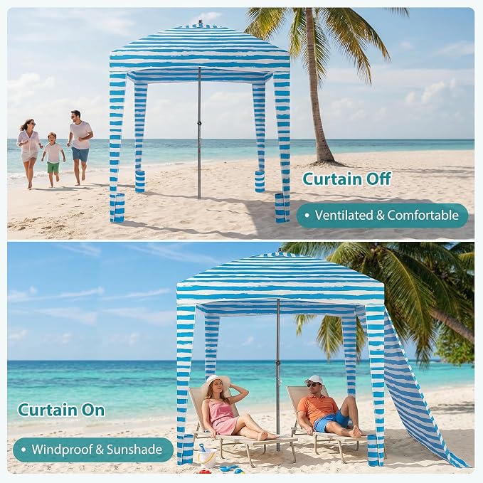 Light Blue Stripes