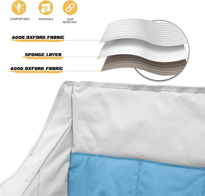 Sky Blue and Light Gray