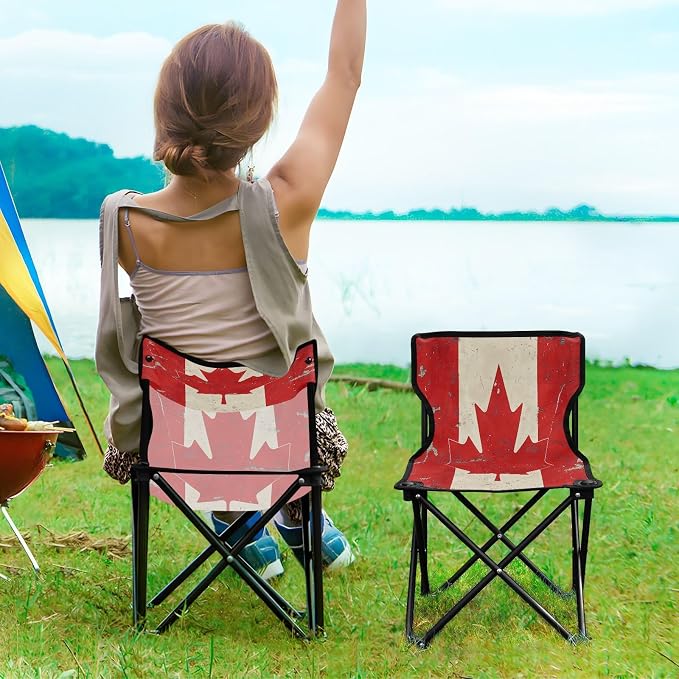 Vintage Canada Flag With Maple Leaf