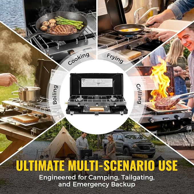 Black-3 burner-20400BTU
