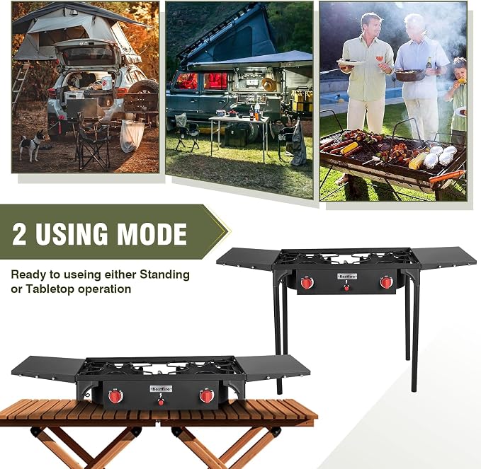 Stove-Auto Ignition+Side Shelves