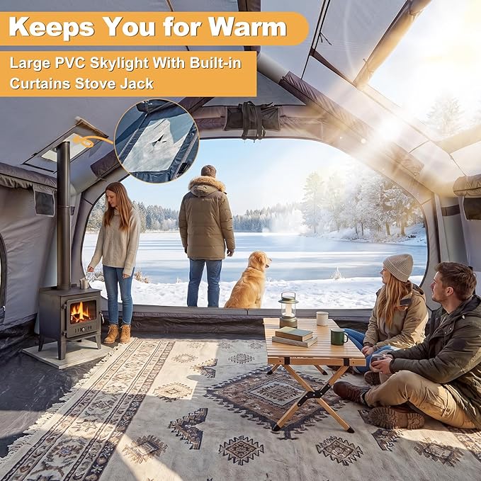 6-8 Person+ Skylight/Gray
