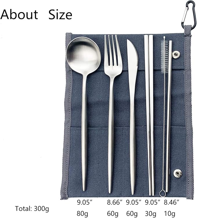 Silver-blue pouch