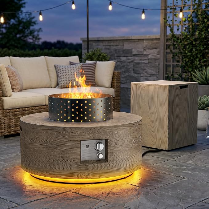Brown w Warm LED