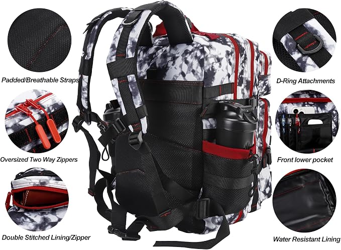 2.0 Bw Red Zipper