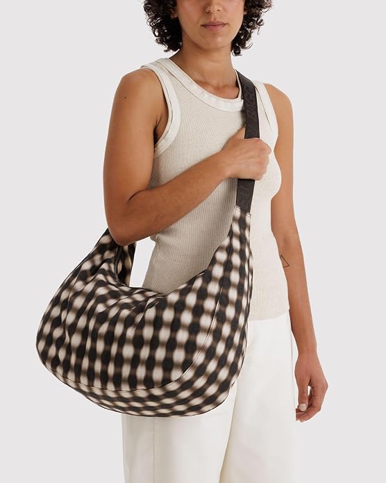 Blurred Gingham Brown