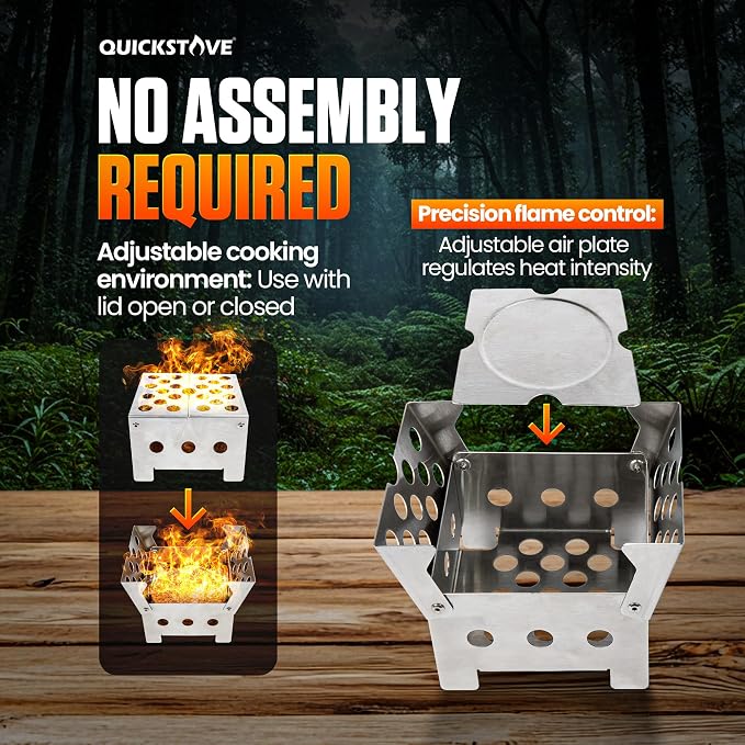 Stove, Camping Pot & 2 Firestarters