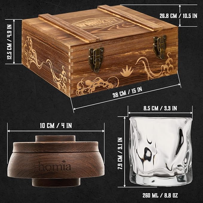 Whiskey Box - 2 Glasses