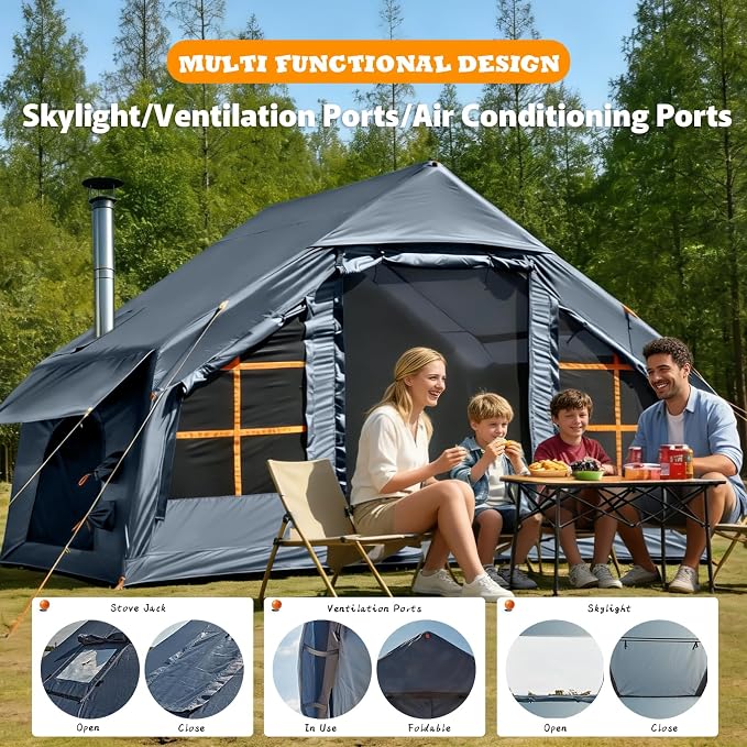 6-8 Person/Grey