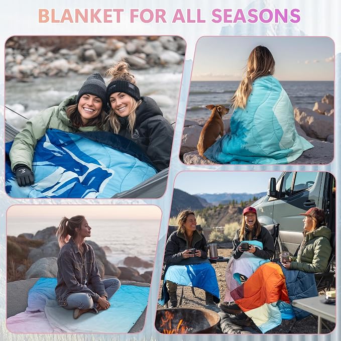 Rainbow Gradient Blanket
