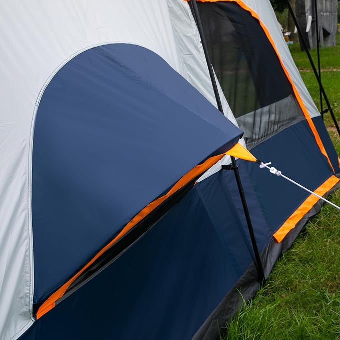 Dark Blue-12 Person-2 Bay Windows
