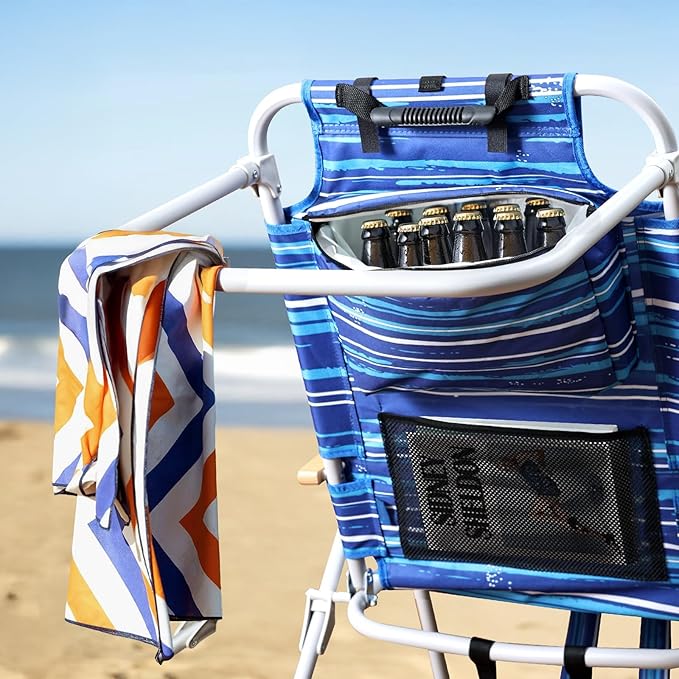 Striped Blue