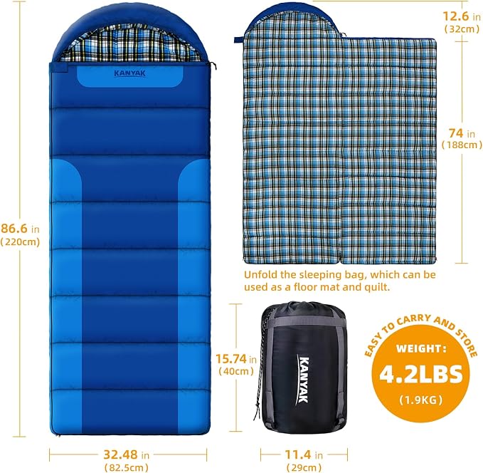 Deep Blue & Light Blue（Right Zip）