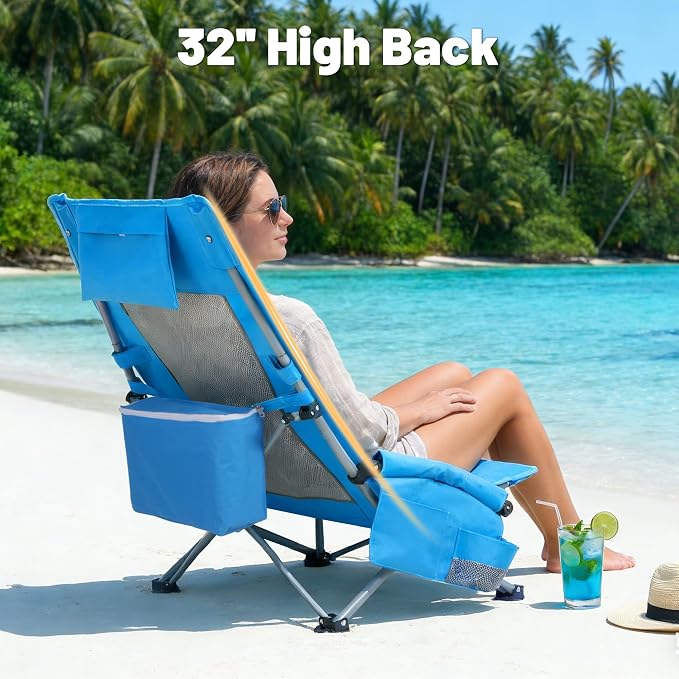 Blue-high Back