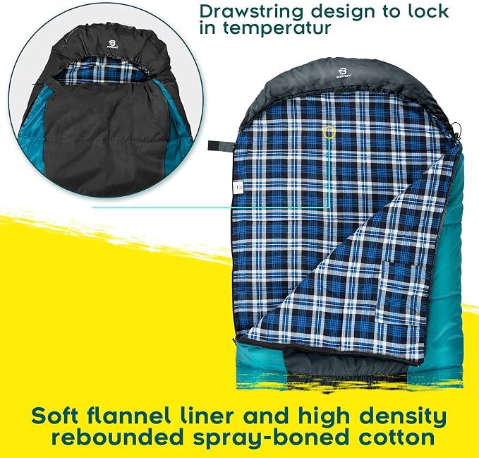 Flannel Lined Grey&Blue(-5℃)