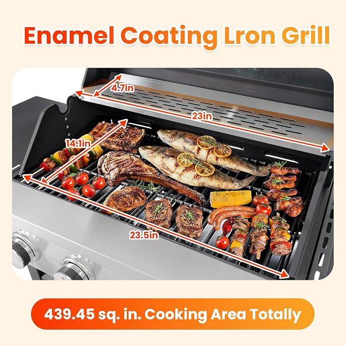 4-Burner, 46790 BTU