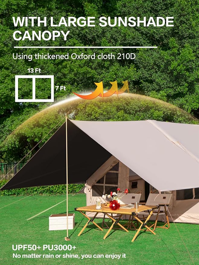 4 Persons/13*7ft Tarps