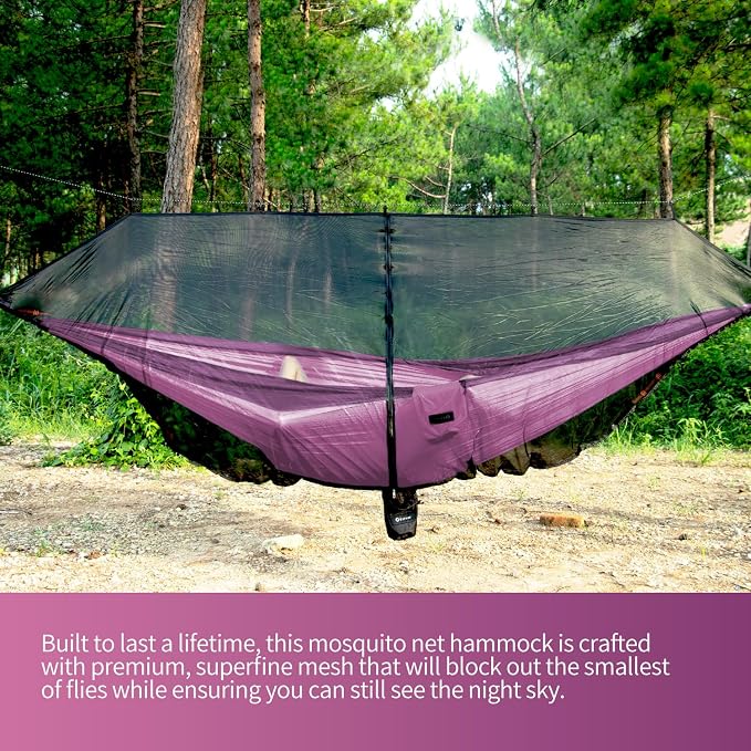 Pink Hammock + Bug Net