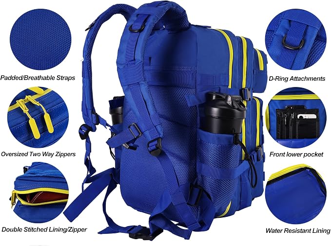 1.6 Blue With Yellow Zipper
