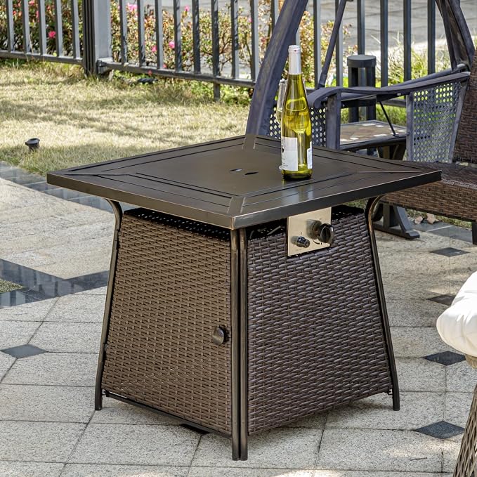 Brown rattan
