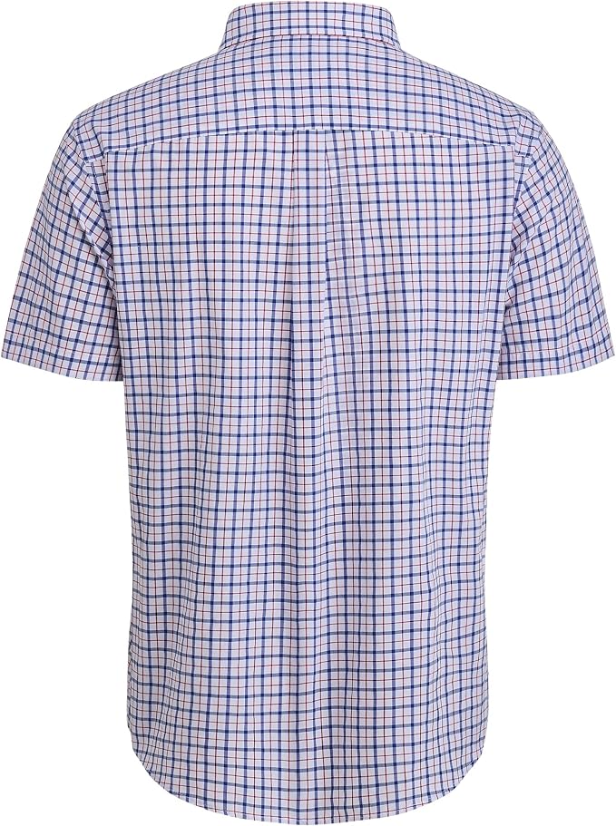 Navy Red Plaid