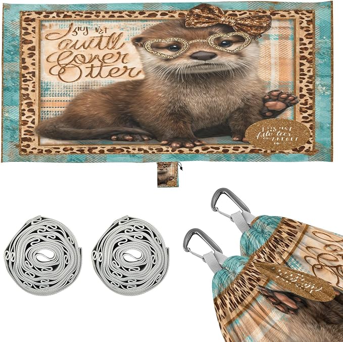 Brown Glitter Otter