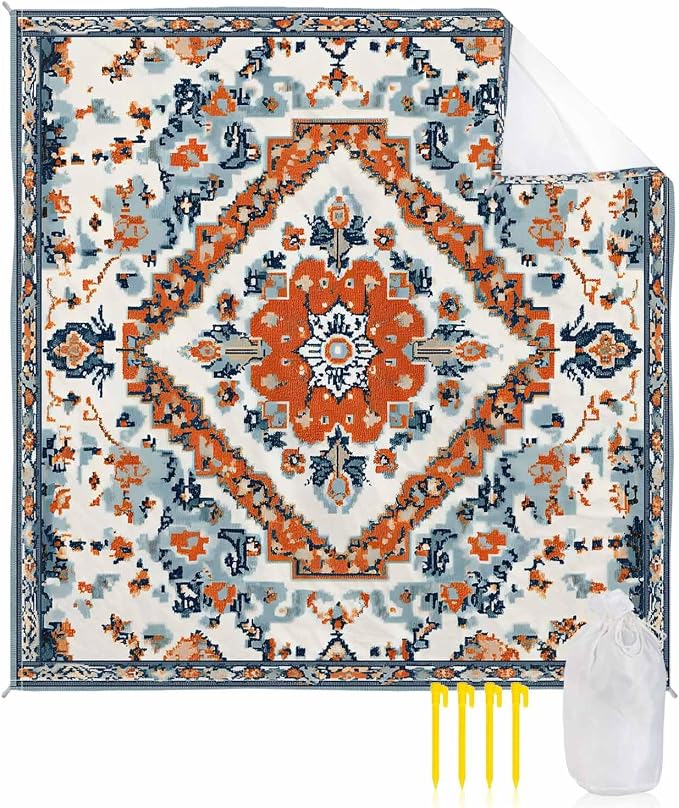 Powderblue Orange Beige