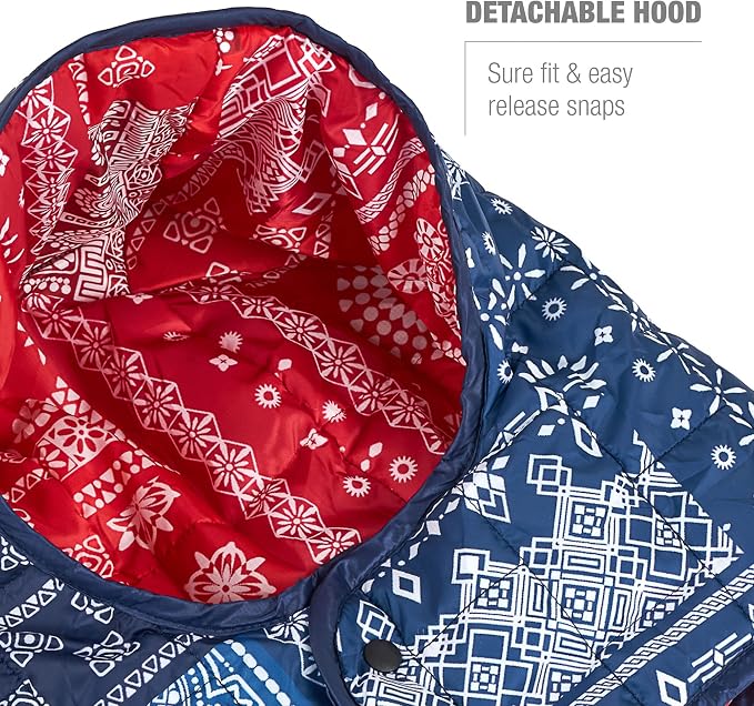 Blue & Red Bandana