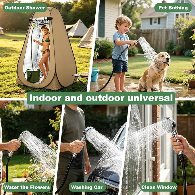 shower kit with tent