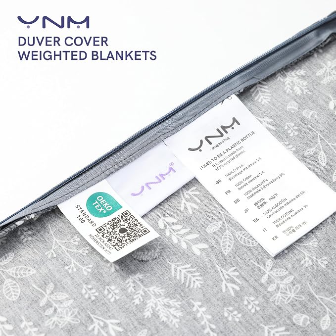 Cotton Removable Cover Plant/Grey
