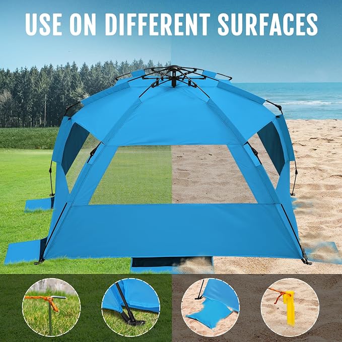 Blackout Shelter-Solid Blue