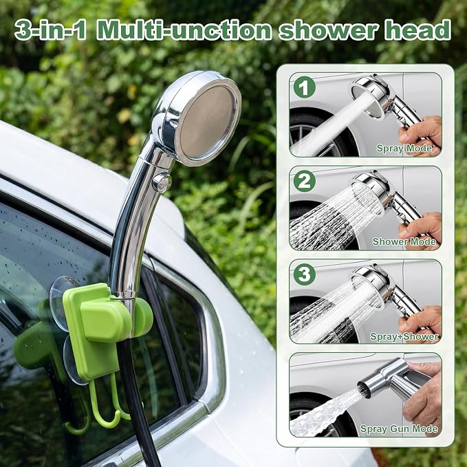 shower kit with tent