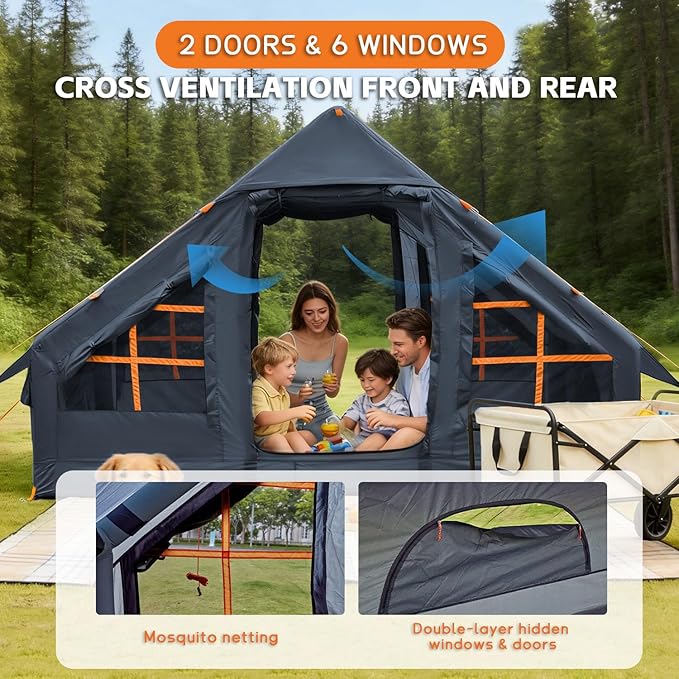 New Update 4-6 Person Skylight and Stove Jack/Grey