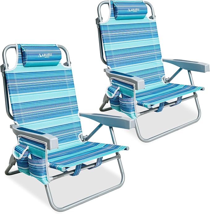 Light Blue Striped-2set