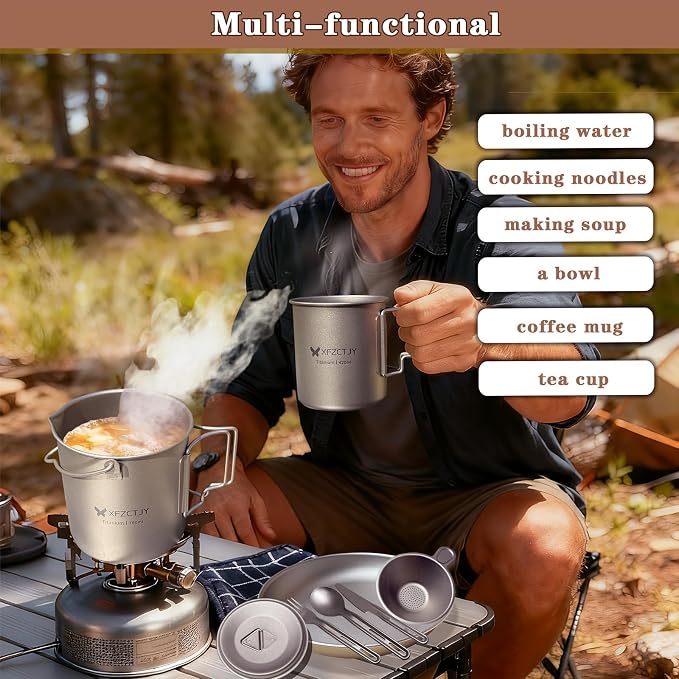 750ML Titanium Pot