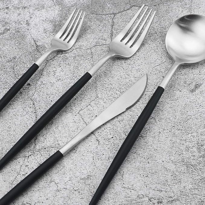Black Handle Silver