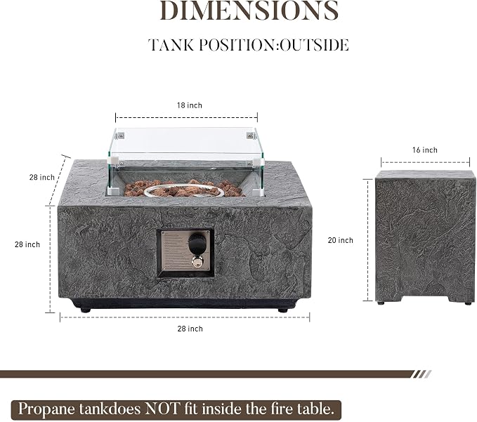 Black - Stone With Wind Guard&Tank Cover