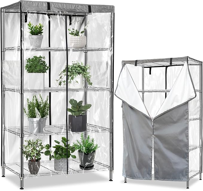 Grey With Three Side Clear Pvc Panel