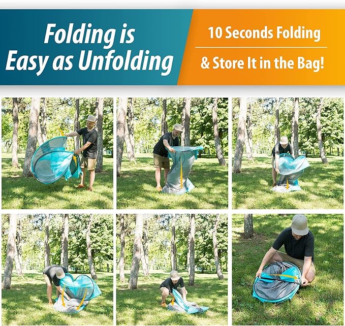 Light Blue Pop-up Tent