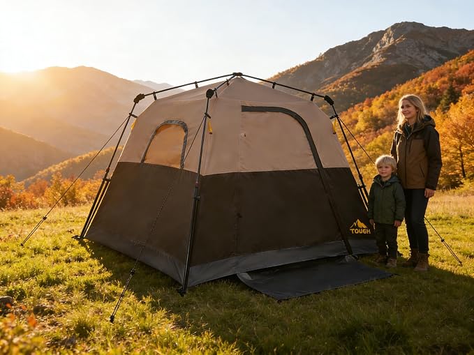 4 Person Black/2-Layer